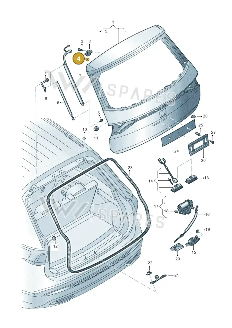 N91218401 — SEAT Tarraco FR (2018-2024) diagram 591827000, position 4