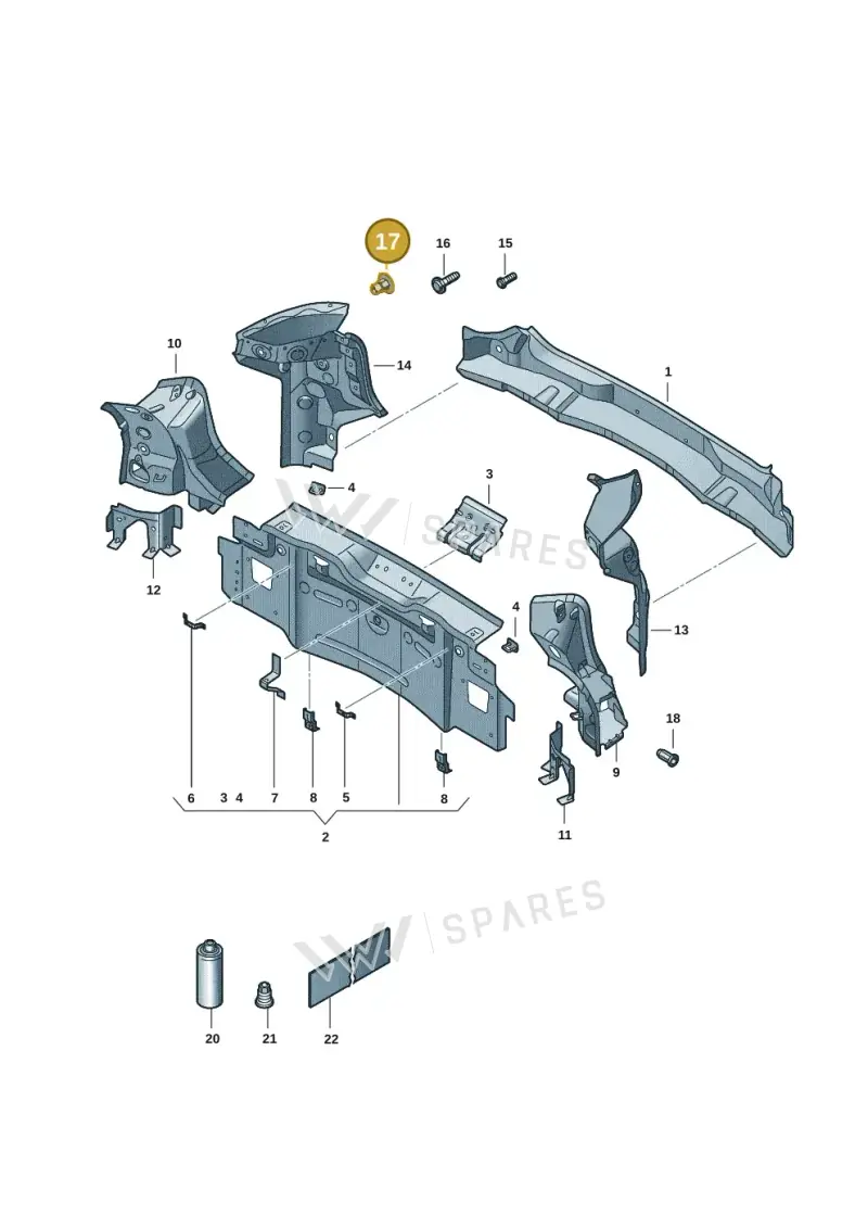N91233601 — SEAT Tavascan Cupra (2023-) diagram 20h813000, position 17