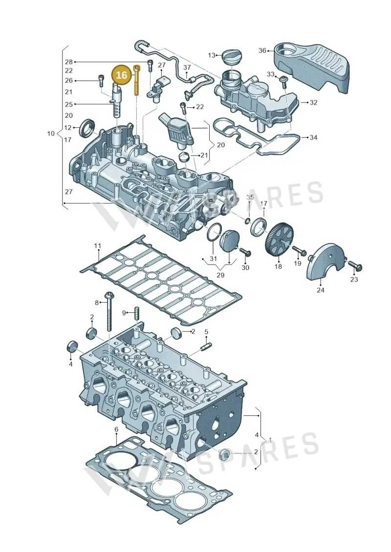 N91254301 — SEAT Leon style (2019-) diagram 813103460, position 16