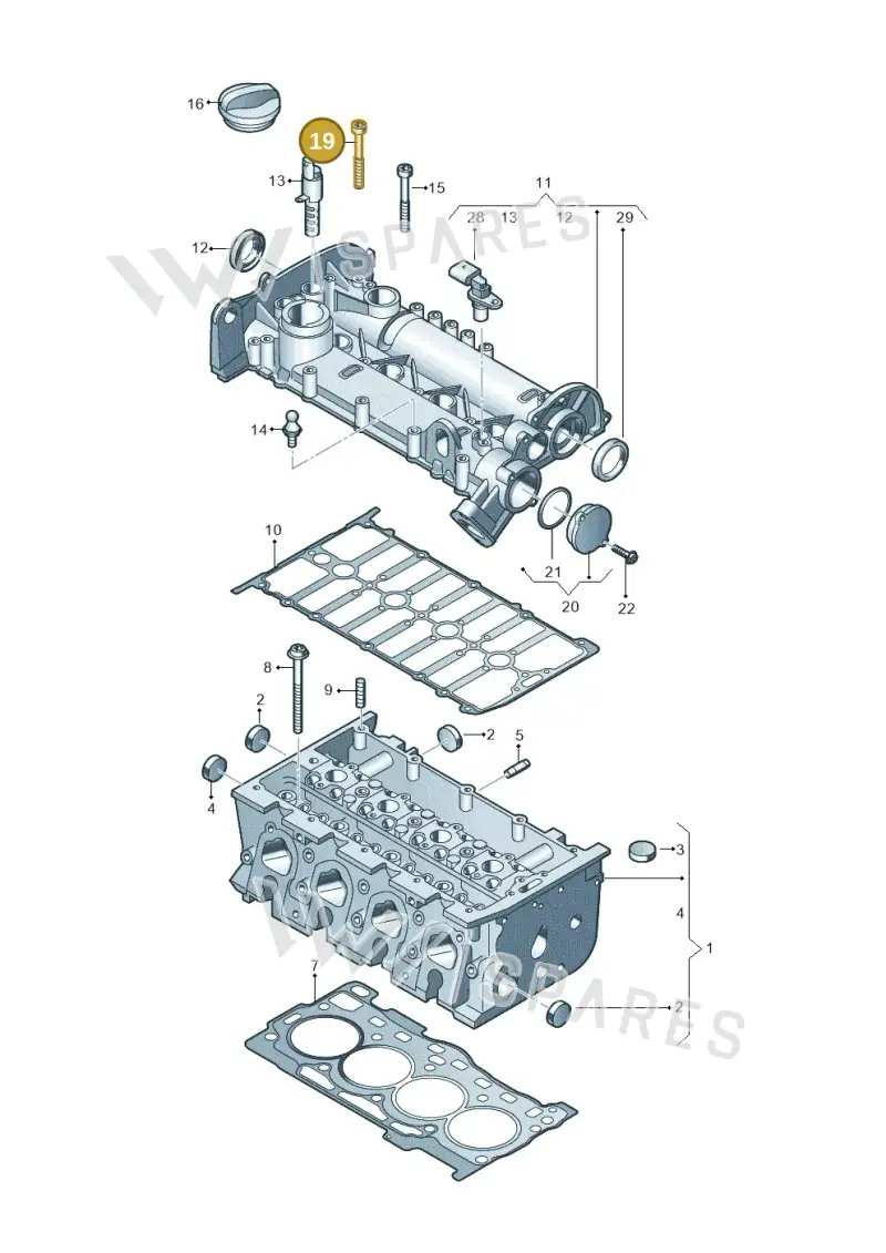 N91254301 — SEAT Formentor TSI CUPRA (2020-) diagram 837103410, position 19