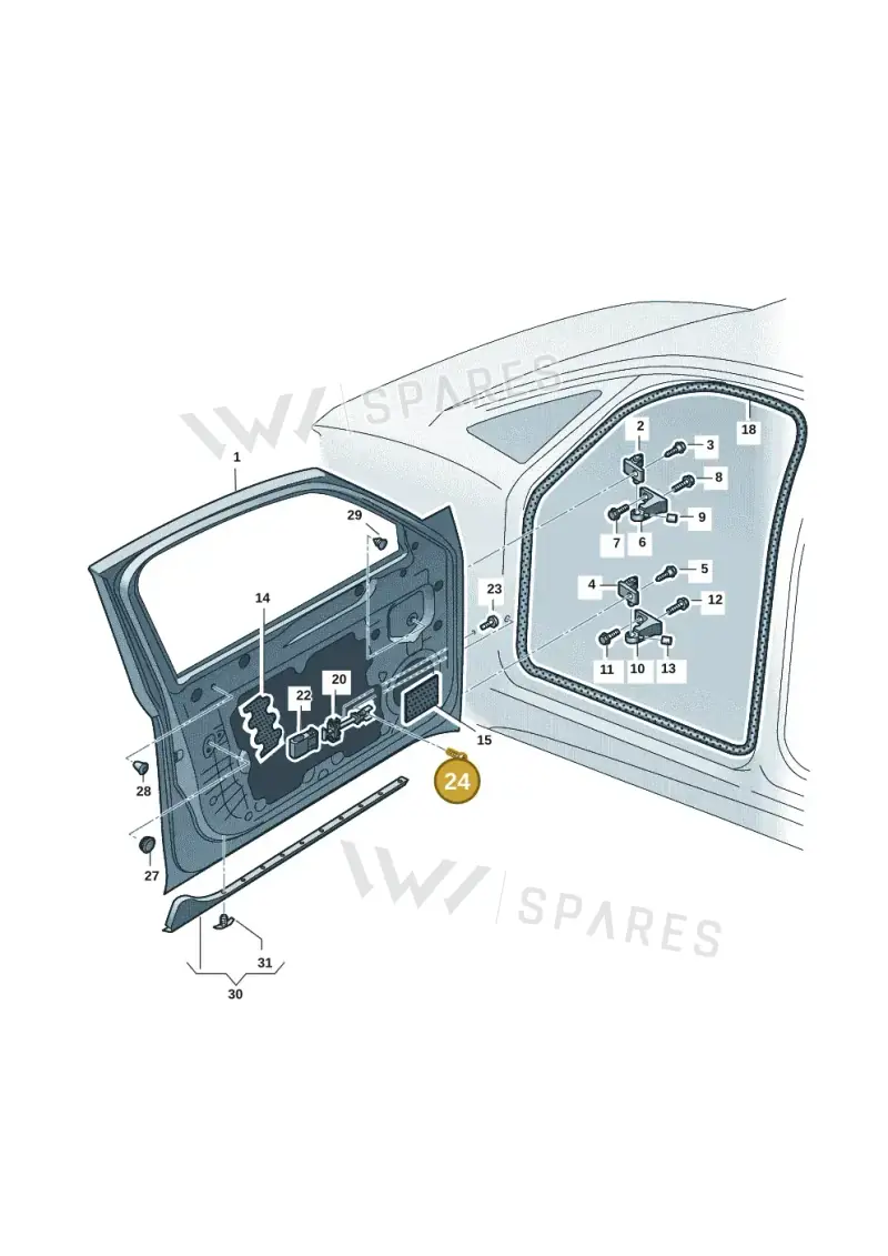 N91278801 — SEAT EBoost CUPRA (2021-) diagram 10a831000, position 24