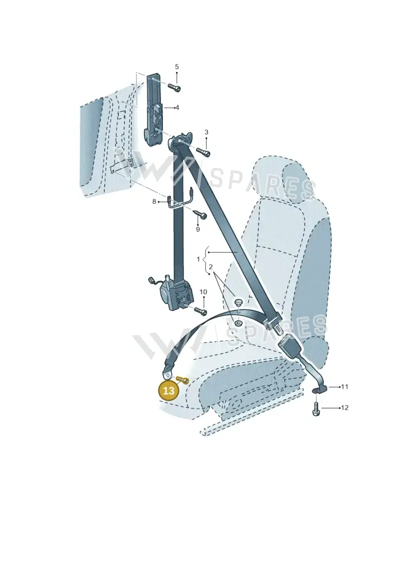 N98924402 — SEAT Toledo Reference (2015-2019) diagram 740857600, position 13
