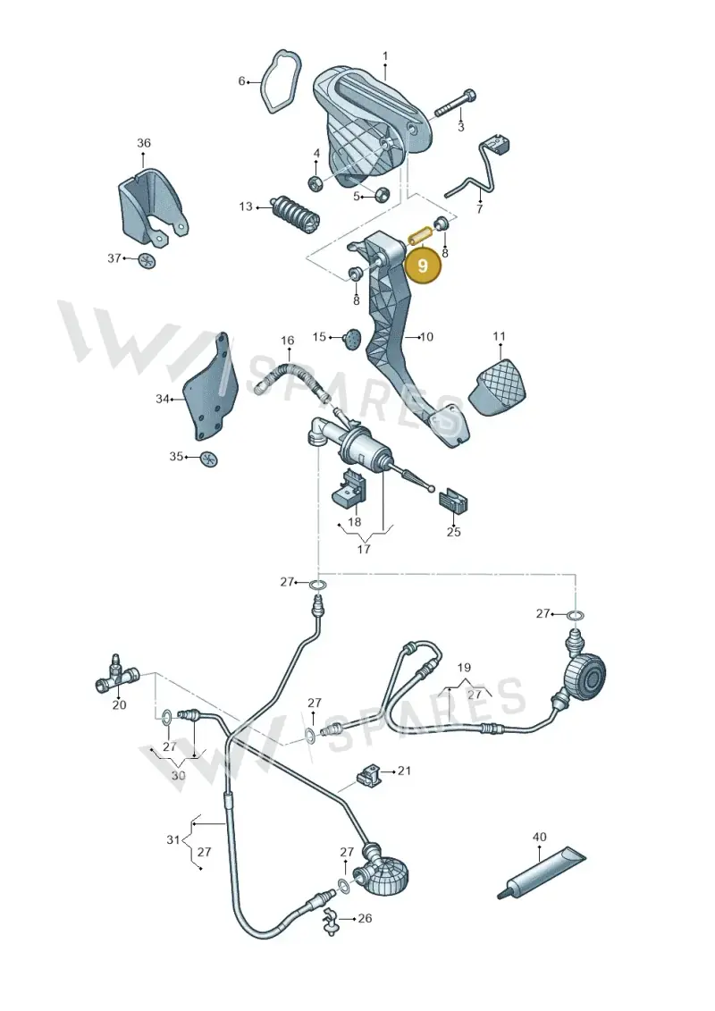 WHT000671 — SEAT Alhambra Stylance (2015-2022) diagram 863721250, position 9