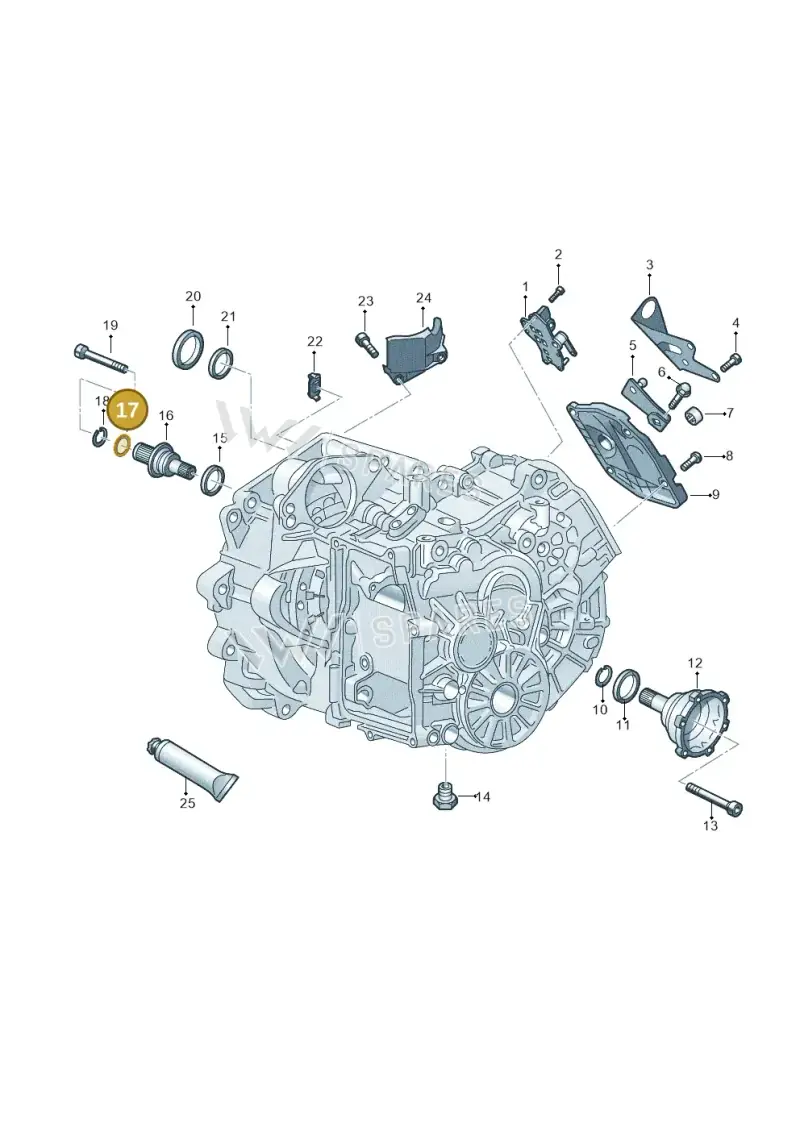WHT001315 — SEAT Leon style (2019-) diagram 827345110, position 17