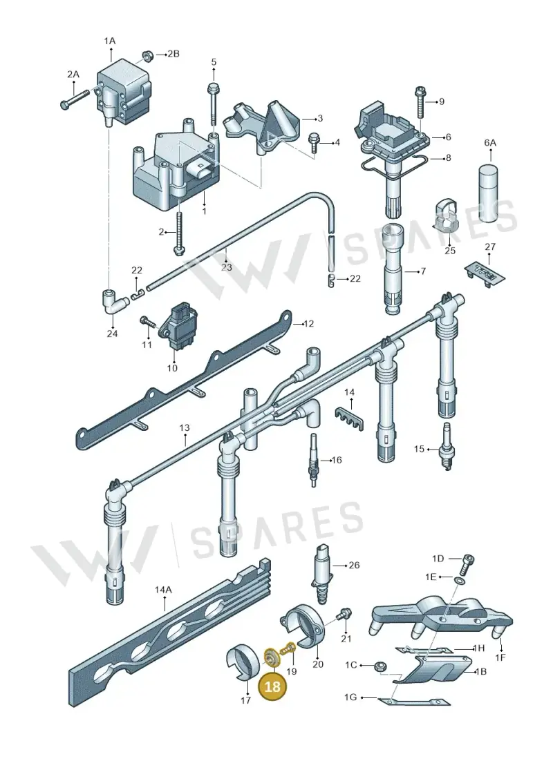 WHT001323 — SEAT CORDOBA                06> (2005-) diagram 649905000, position 18