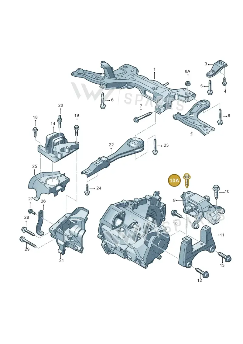 WHT001835 — SEAT Toledo Reference (2015-2019) diagram 792199100, position 10A
