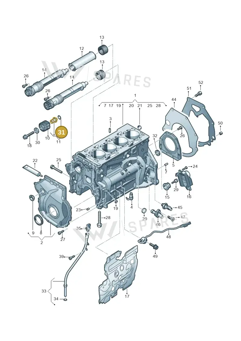 WHT001905A — SEAT Formentor TSI CUPRA (2020-) diagram 596103018, position 31