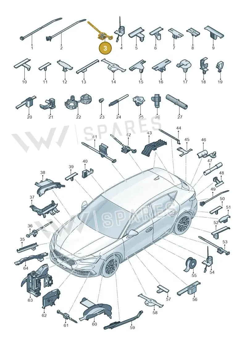 WHT001999 — SEAT Formentor TSI CUPRA (2020-) diagram 5fn971091, position 3