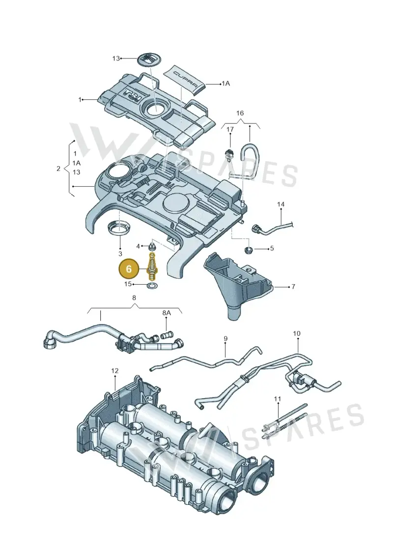WHT002431 — SEAT Ibiza Reference (2012-2012) diagram 639103780, position 6