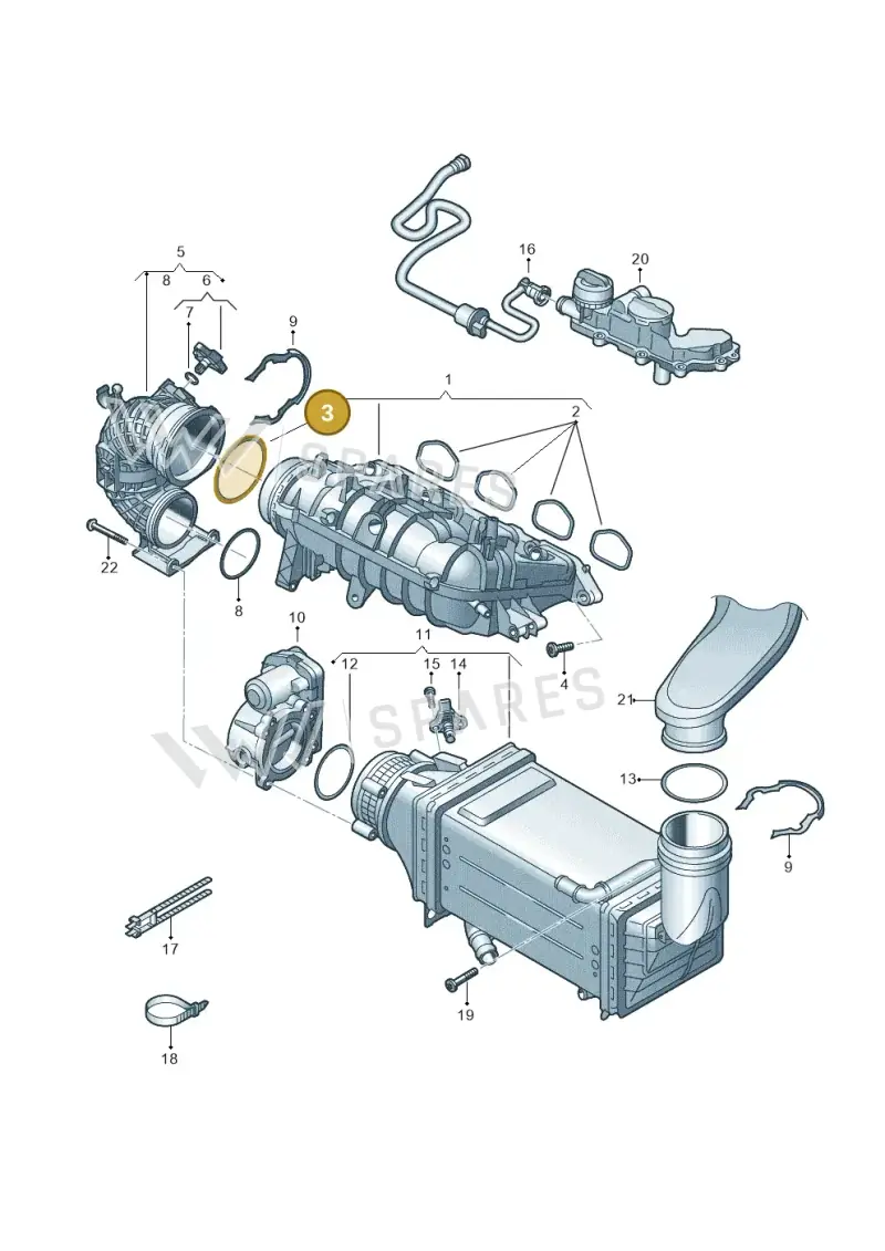 WHT003247 — SEAT Leon style (2019-) diagram 827133500, position 3