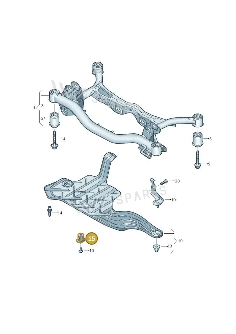 WHT003479 — SEAT Leon style (2019-) diagram 884505000, position 15
