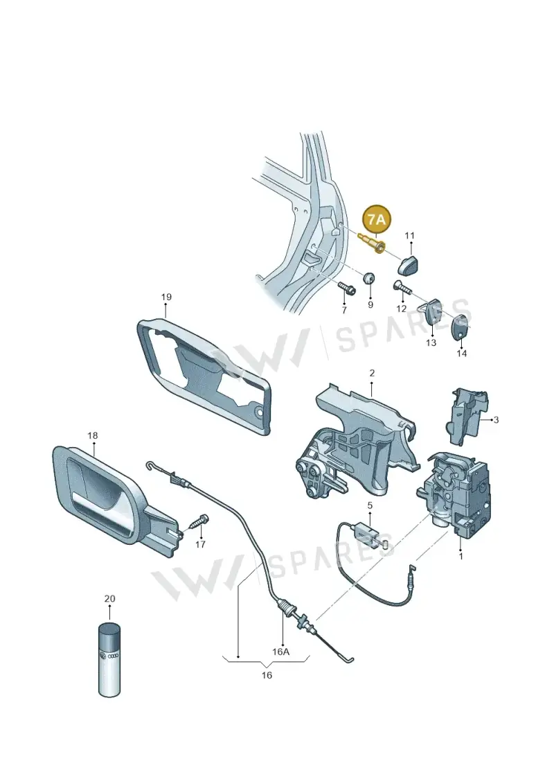 WHT004084 — SEAT Ibiza Stylance (2015-) diagram 634837000, position 7A