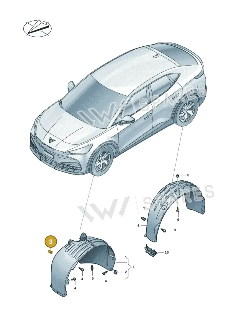 WHT004694 — SEAT Tavascan Cupra (2023-) diagram 20h821050, position 3