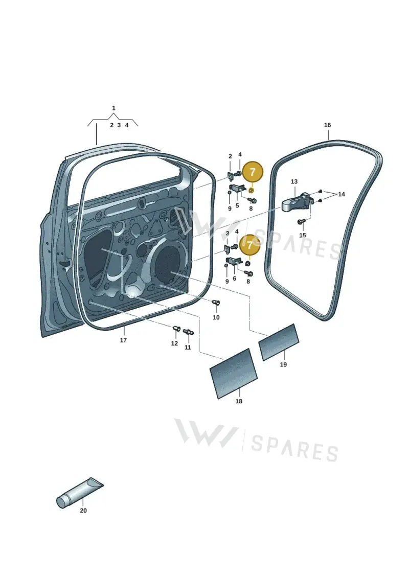 WHT004869 — SEAT Leon style (2019-) diagram 5fn831000, position 7