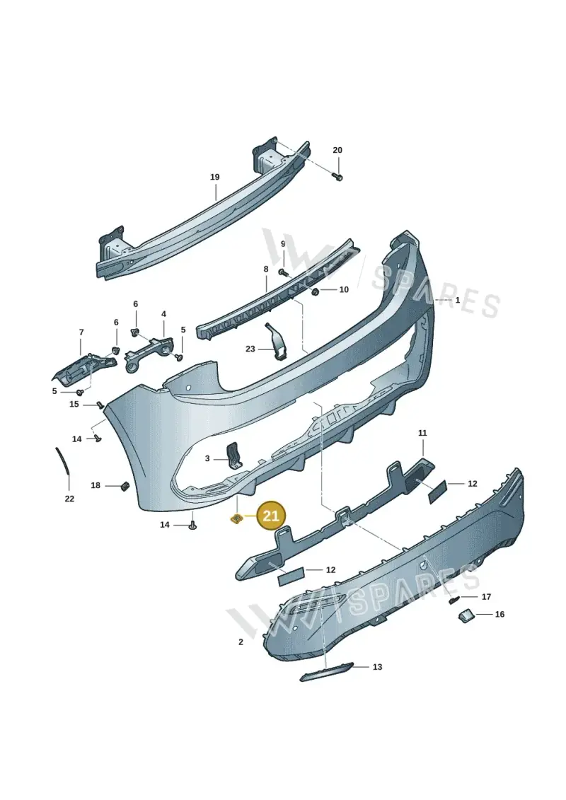 WHT005263 — SEAT EBoost CUPRA (2021-) diagram 10s807050, position 21