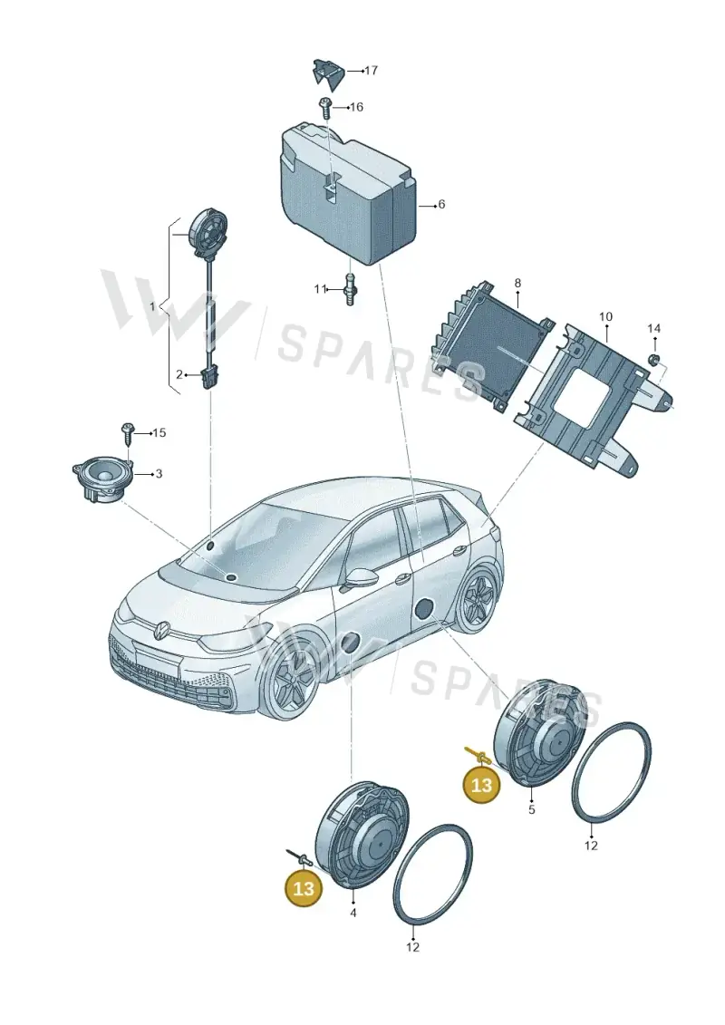 WHT005353 — SEAT EBoost CUPRA (2021-) diagram 10a035035, position 13
