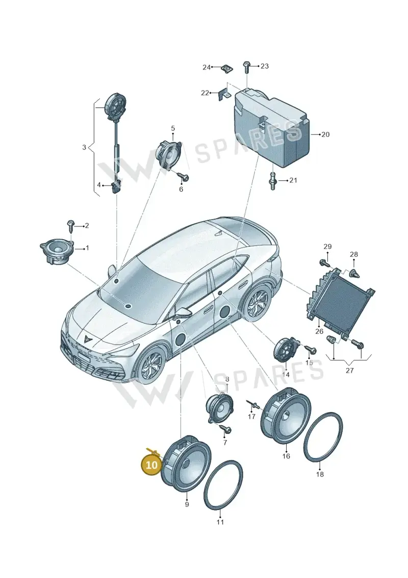 WHT005353 — SEAT Tavascan Cupra (2023-) diagram 20h035035, position 10