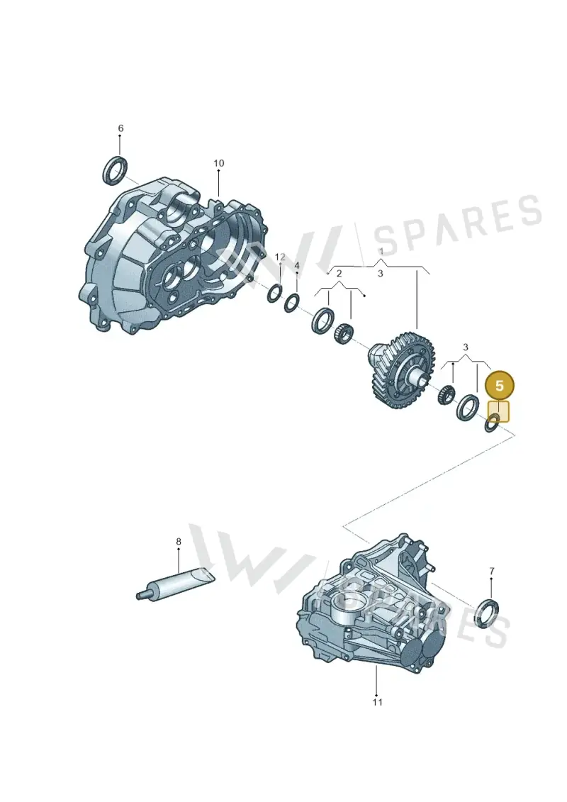 WHT005403A — SEAT Ibiza Stylance (2015-) diagram 723409100, position 5