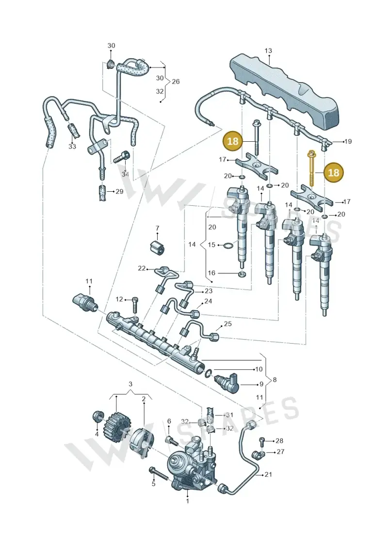 WHT005490 — SEAT Ibiza FR (2017-) diagram 587130000, position 18