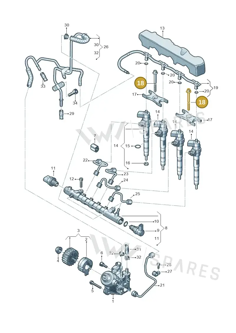 WHT005490 — SEAT Arona FR (2017-) diagram 746130000, position 18