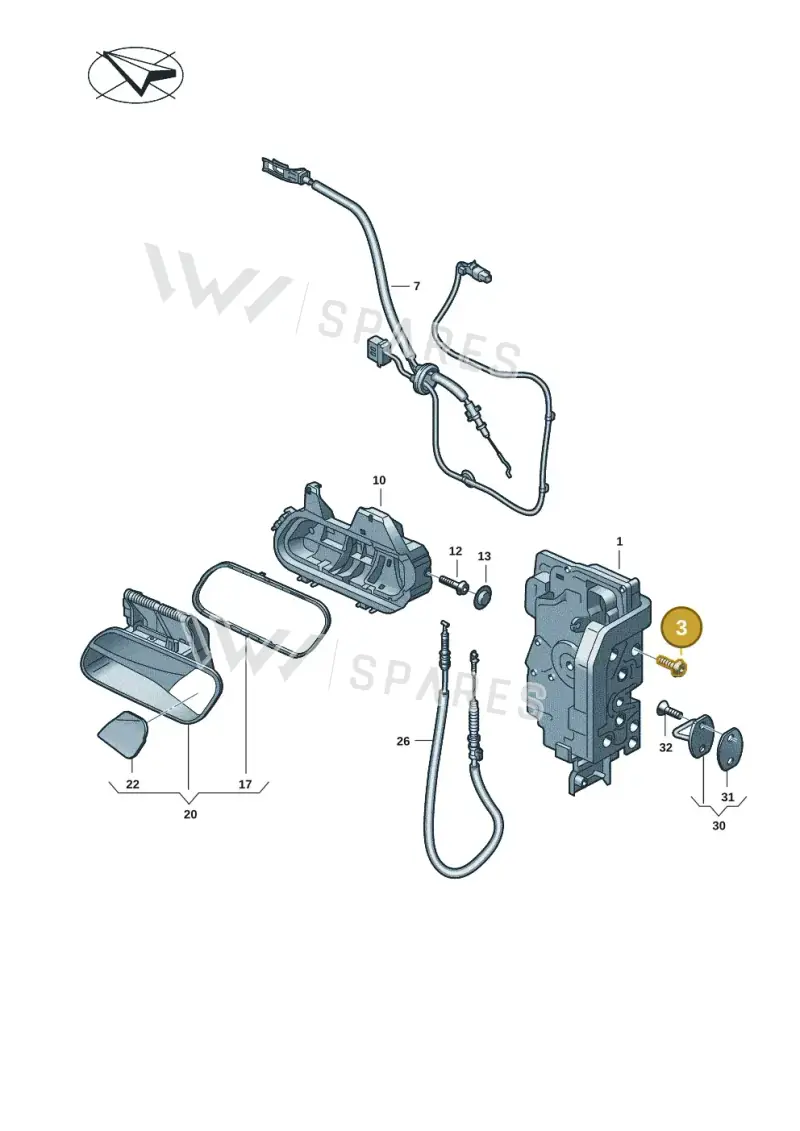 WHT005504A — SEAT Tavascan Cupra (2023-) diagram 11a837000, position 3