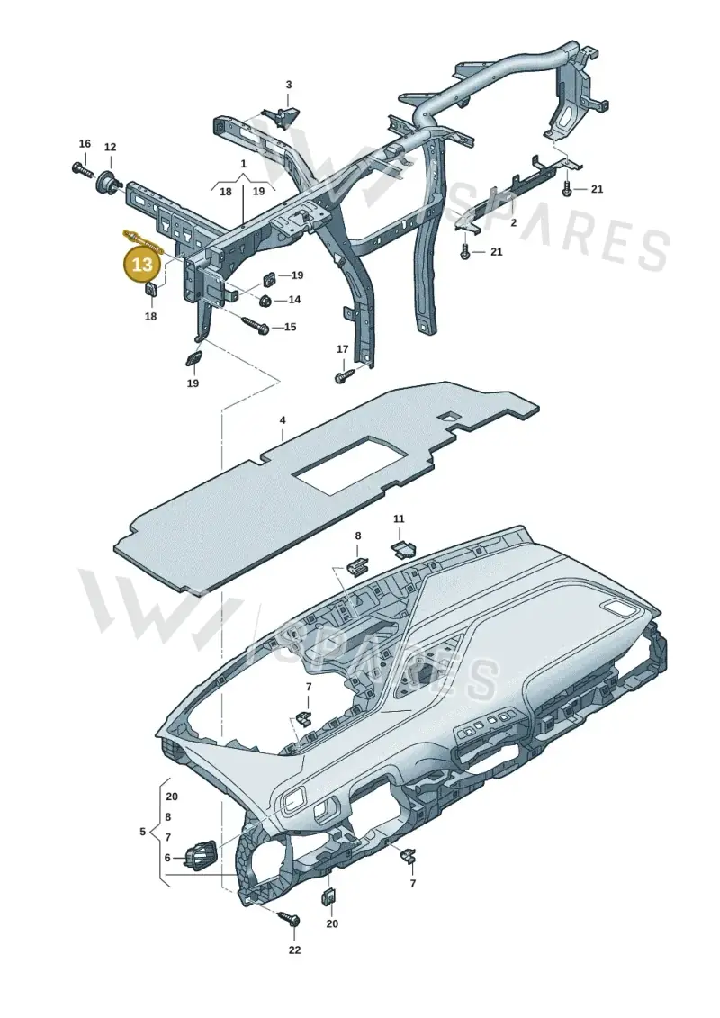 WHT005586 — SEAT EBoost CUPRA (2021-) diagram 10a857000, position 13