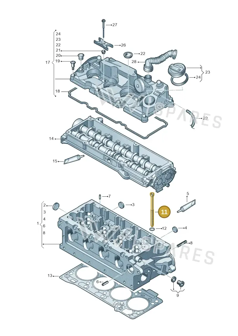 WHT005673 — SEAT Tarraco FR (2018-2024) diagram 746103500, position 11