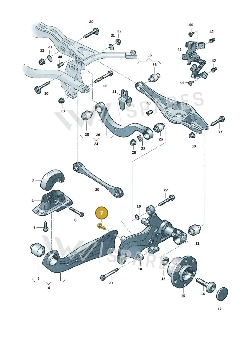 WHT005749 — SEAT Formentor TSI CUPRA (2020-) diagram 2gk505050, position 7