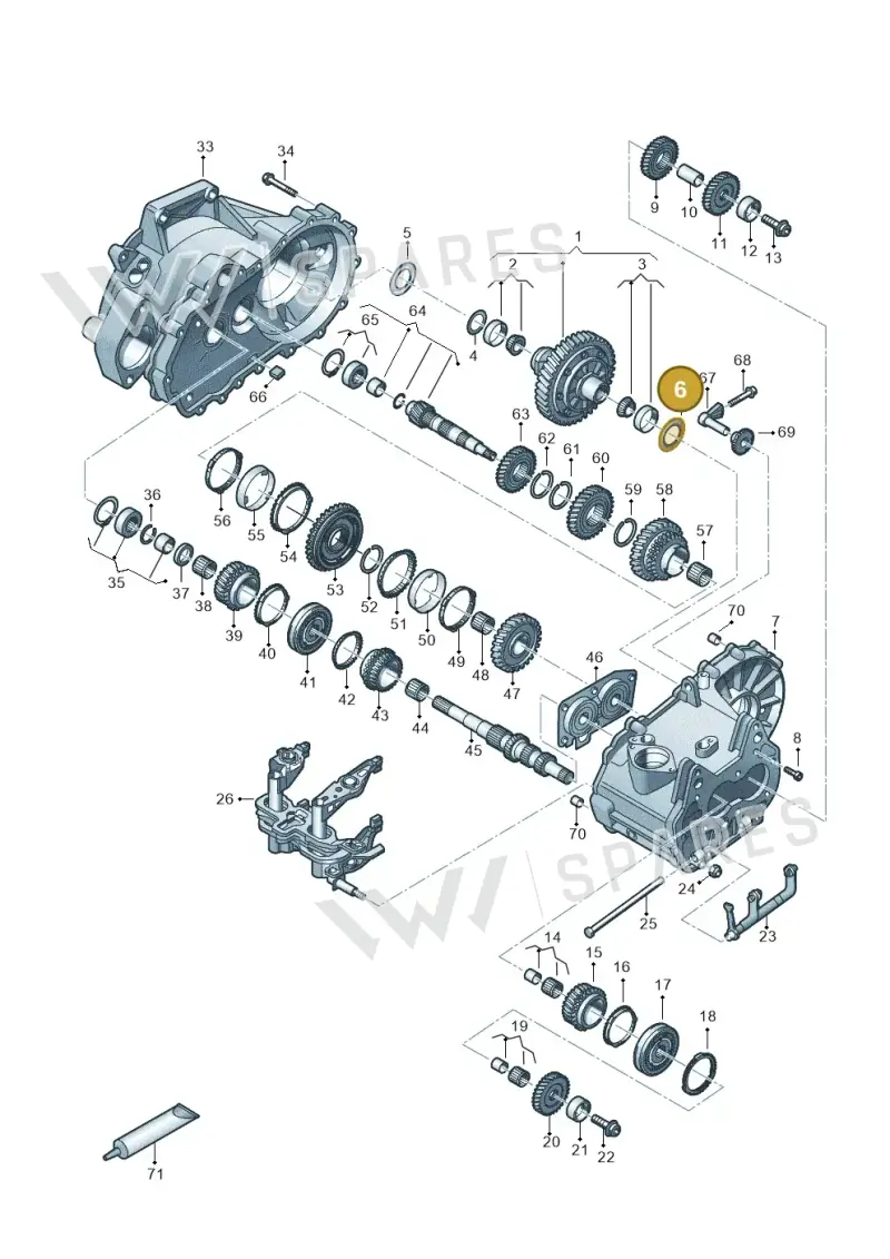WHT006154 — SEAT Ibiza FR (2017-) diagram 495300120, position 6