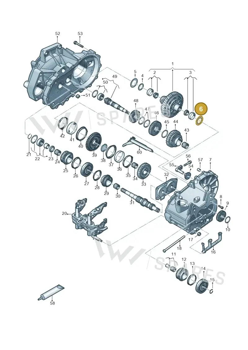 WHT006154 — SEAT Arona FR (2017-) diagram 837305030, position 6