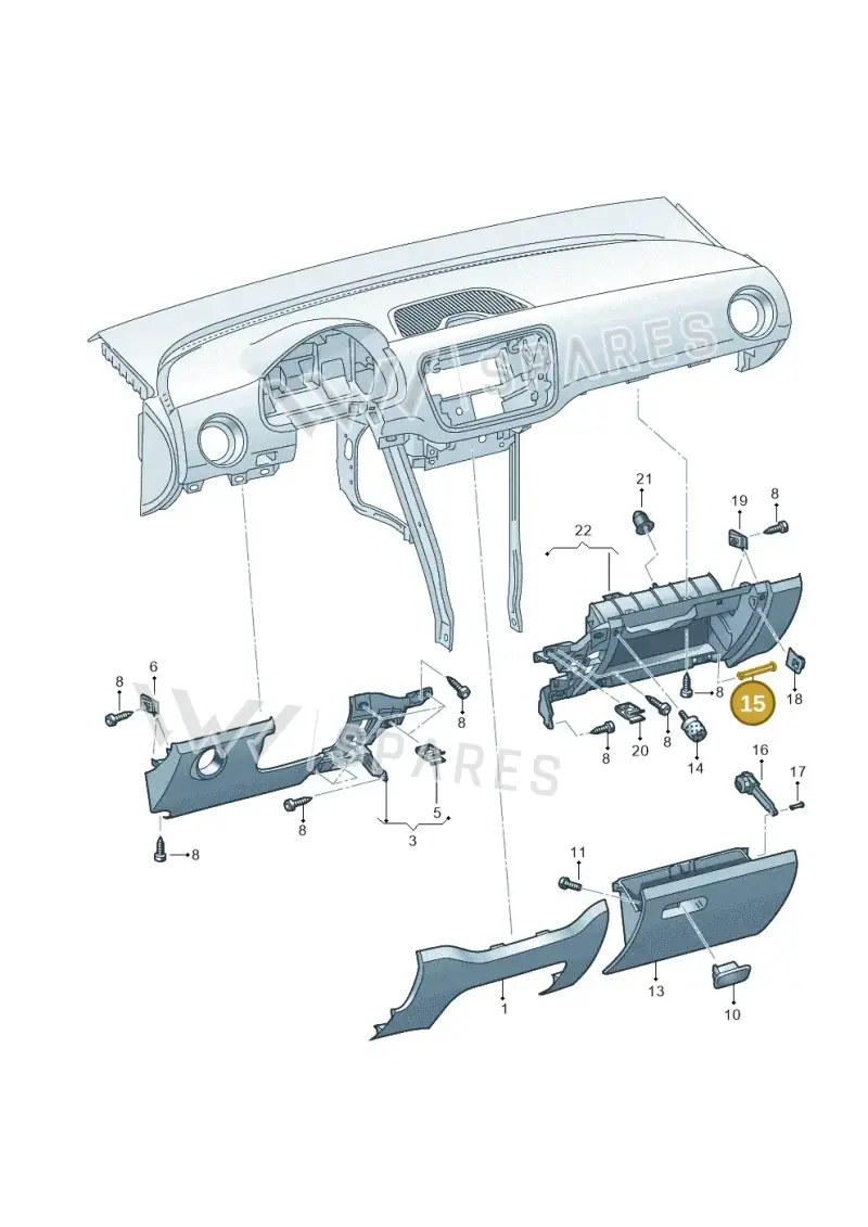 WHT006192 — SEAT Mii electric (2020-2021) diagram 723857200, position 15