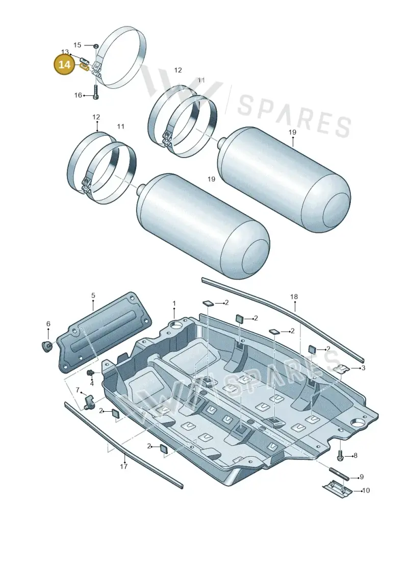 WHT006404 — SEAT Arona FR (2017-) diagram 837201100, position 14