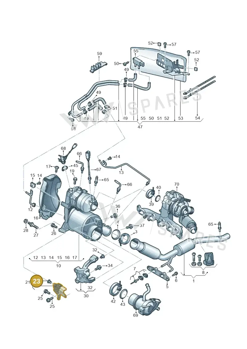 WHT006765A — SEAT Tarraco FR (2018-2024) diagram 597253650, position 23