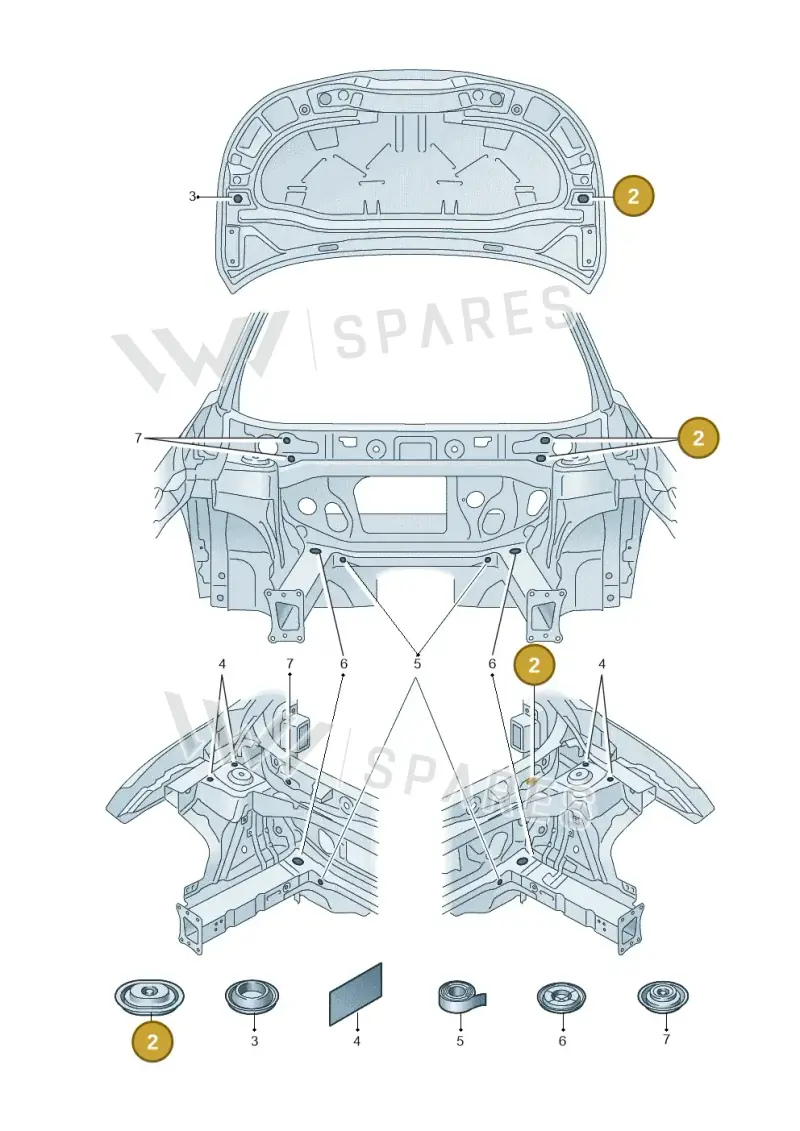 WHT007625 — SEAT Tavascan Cupra (2023-) diagram 11a803035, position 2