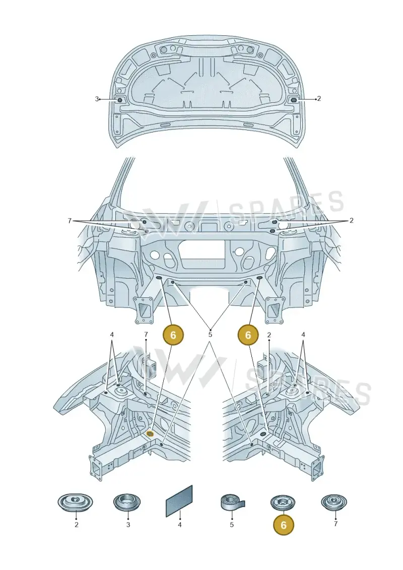 WHT007640 — SEAT Tavascan Cupra (2023-) diagram 11a803035, position 6