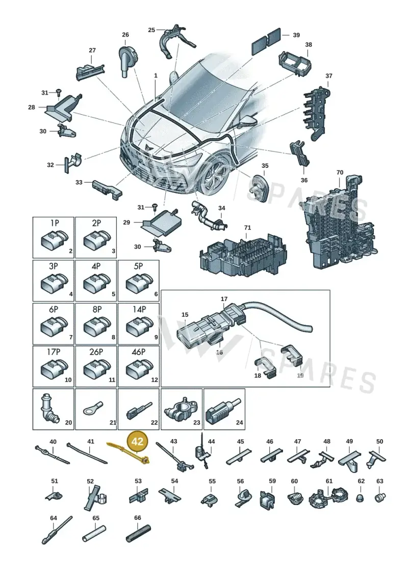 WHT007803 — SEAT Tavascan Cupra (2023-) diagram 20h971080, position 42