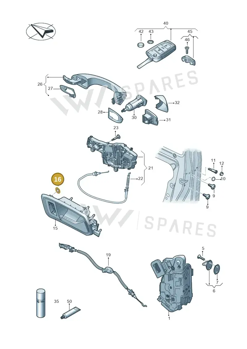 WHT007934 — SEAT Tarraco FR (2018-2024) diagram 869837000, position 16