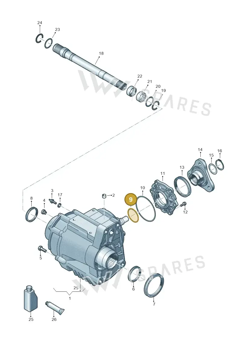 WHT008009 — SEAT Tarraco FR (2018-2024) diagram 828409000, position 9