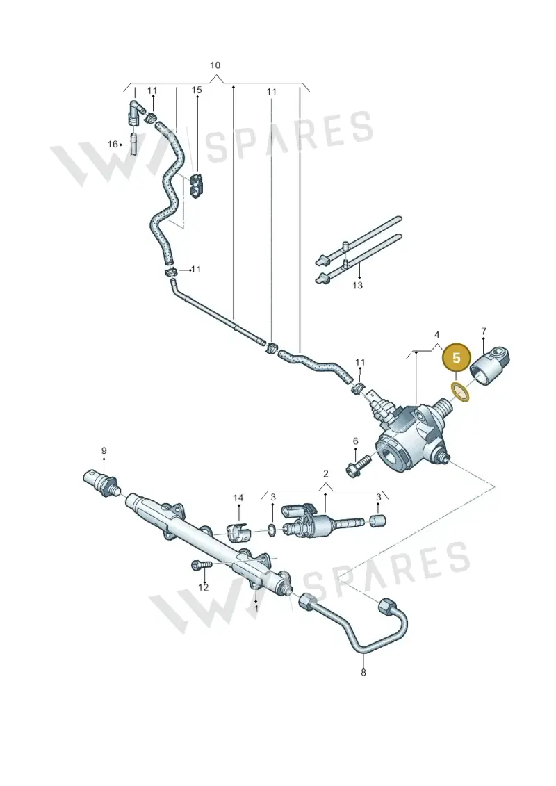 WHT008259 — SEAT Leon style (2019-) diagram 745133100, position 5