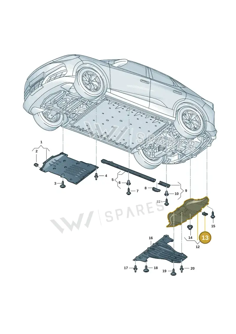 WHT008843 — SEAT Tavascan Cupra (2023-) diagram 20h825000, position 13