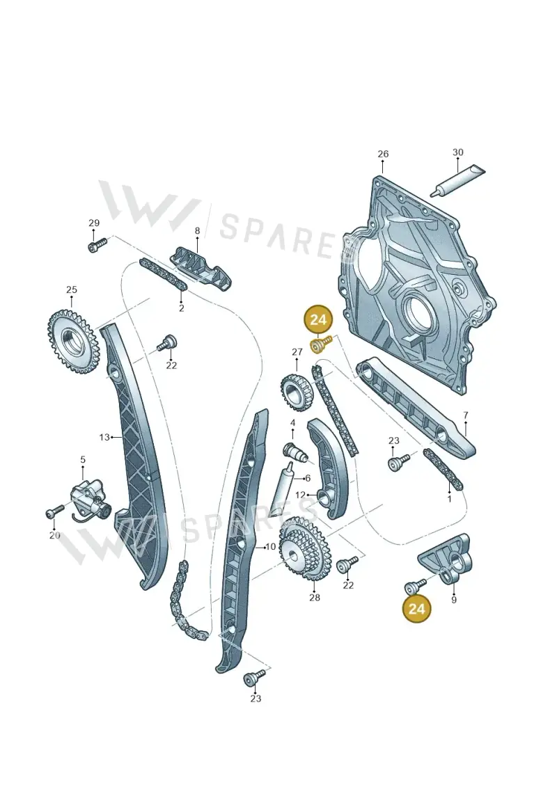 WHT008925 — SEAT Formentor TSI CUPRA (2020-) diagram 849109030, position 24