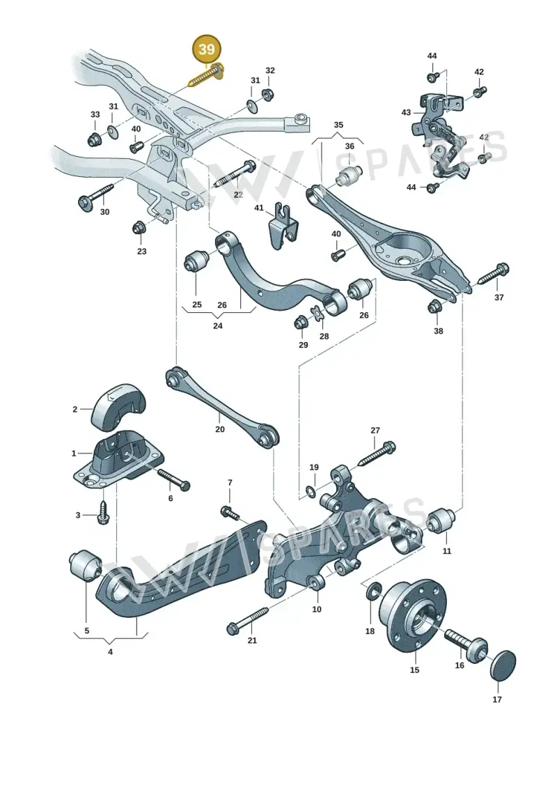 WHT009162 — SEAT Formentor TSI CUPRA (2020-) diagram 2gk505050, position 39