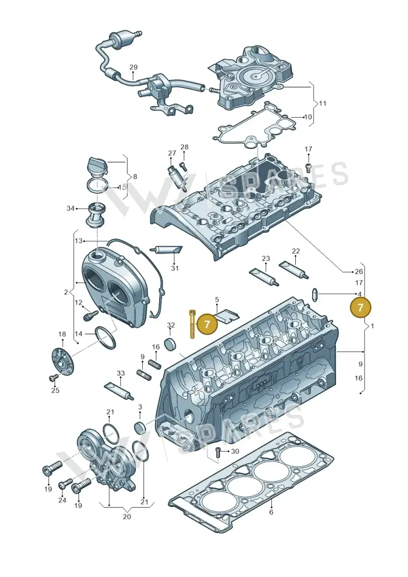 WHT009271 — SEAT Formentor TSI CUPRA (2020-) diagram 863103500, position 7