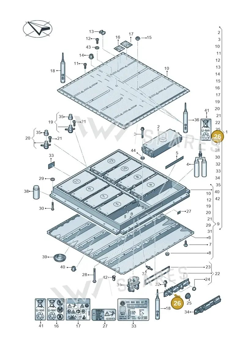 WHT009590 — SEAT EBoost CUPRA (2021-) diagram 062915050, position 26