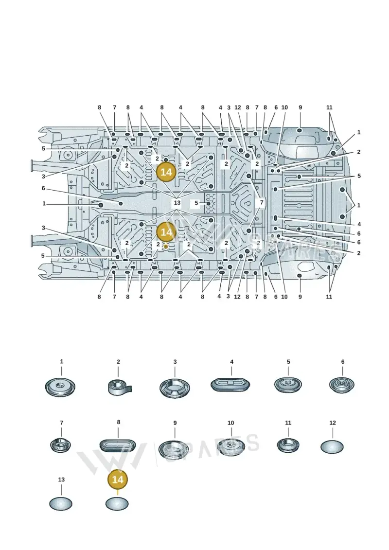 WHT009952 — SEAT EBoost CUPRA (2021-) diagram 10a803036, position 14