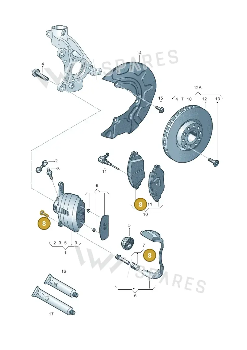 WHT010085 — SEAT Formentor TSI CUPRA (2020-) diagram 745615500, position 8