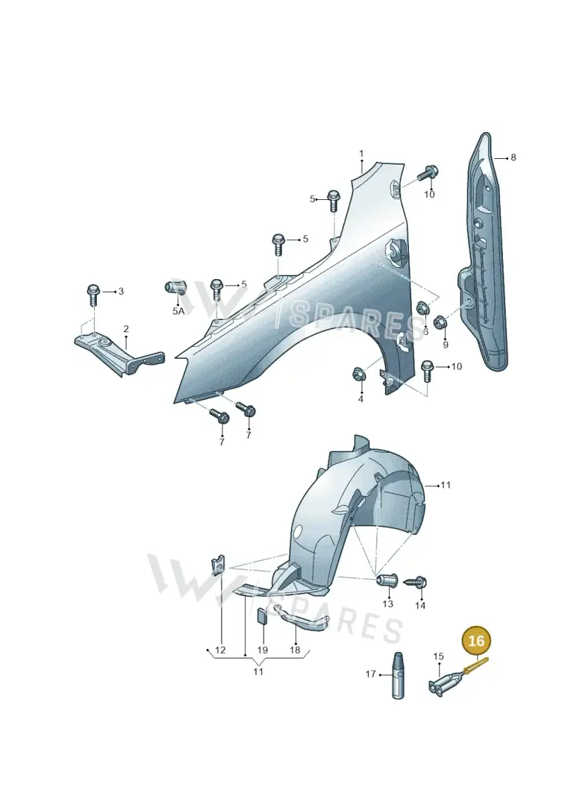 000012279C — Skoda Octavia (2017-2020) diagram 805821010, position 16