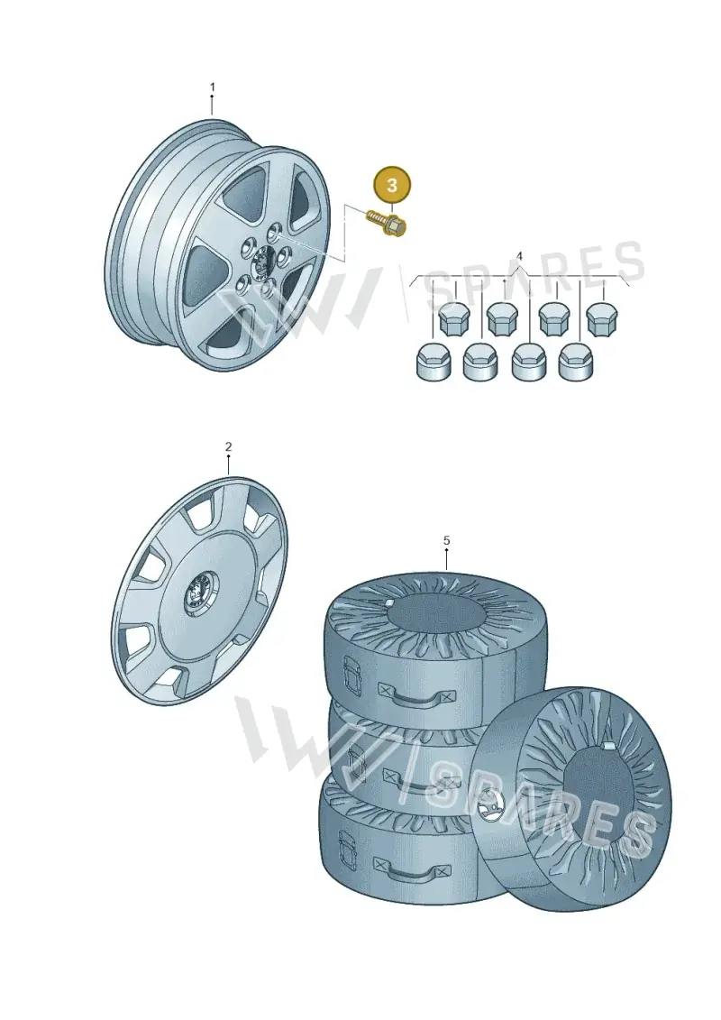 000071597C — Skoda Octavia (2017-2020) diagram 851071700, position 3