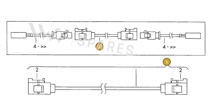 000098651 — Skoda 1J0 platform diagram 198035200, position 1