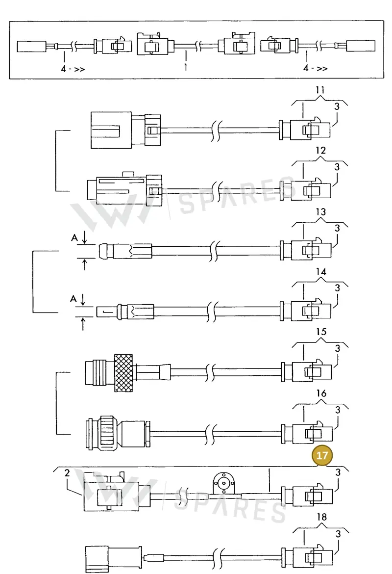 000098703A — Skoda 1J0 platform diagram 198035260, position 17